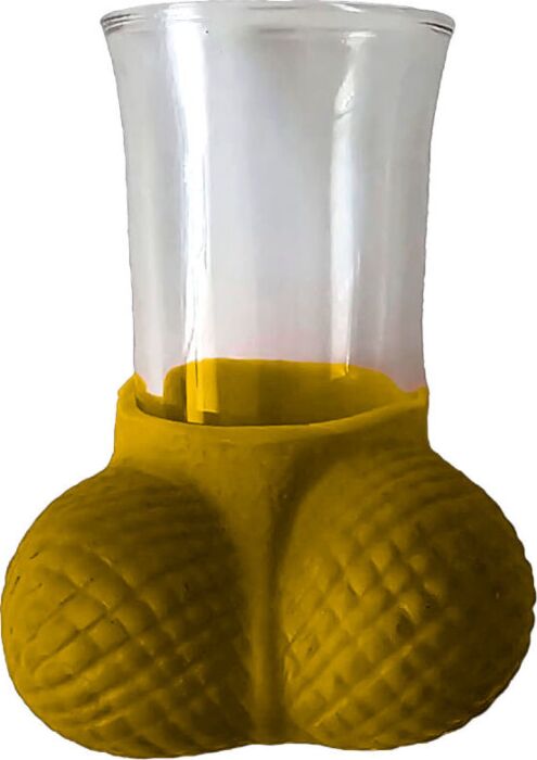 Vaso de Chupitos Diablo Picante Dourado Glamouroso