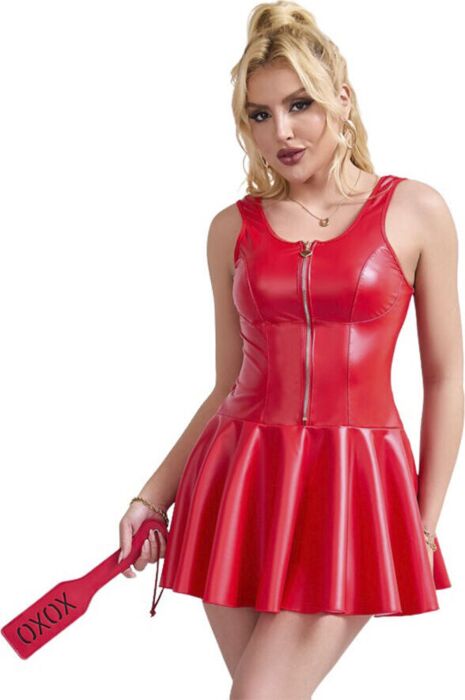 Vestido de Couro SUBBLIME Coração Vermelho S/M Vestido de Couro SUBBLIME Coração Vermelho S/M