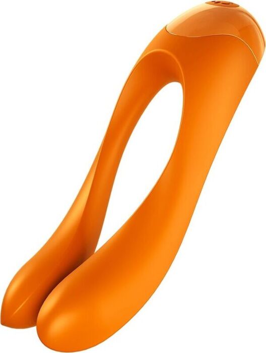 Vibrador Satisfyer Candy Cane - Laranja | Motor potente e tamanho compacto