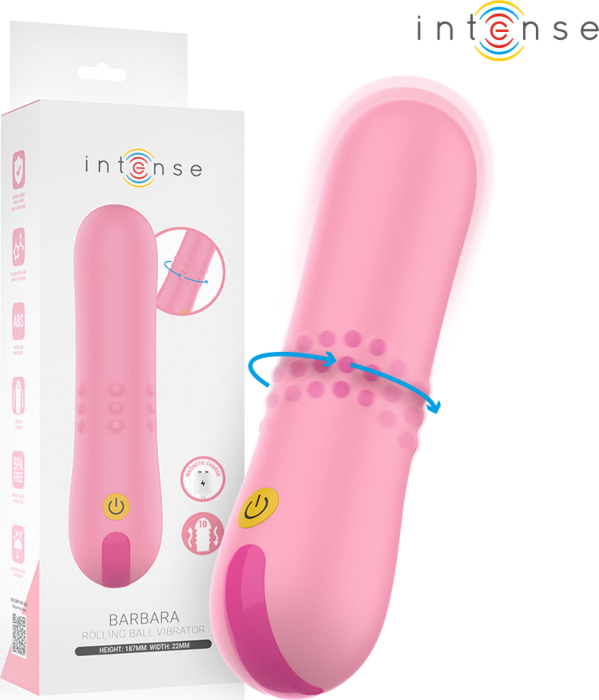 Vibrador Intense Barbara com Perlas Giratórias Vibrador Intense Barbara com Perlas Giratórias