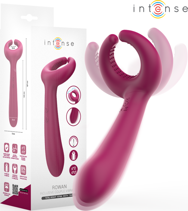 Vibrador INTENSE Rowan Inclusivo para Casais Vibrador INTENSE Rowan Inclusivo para Casais