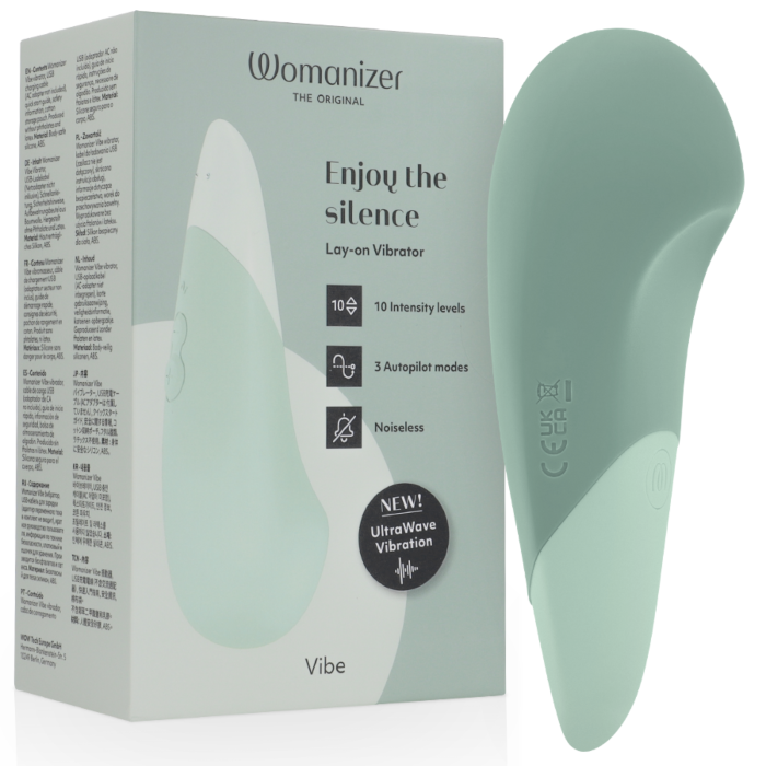 Vibrador Lay-on Womanizer Vibe silencioso Vibrador Lay-on Womanizer Vibe silencioso