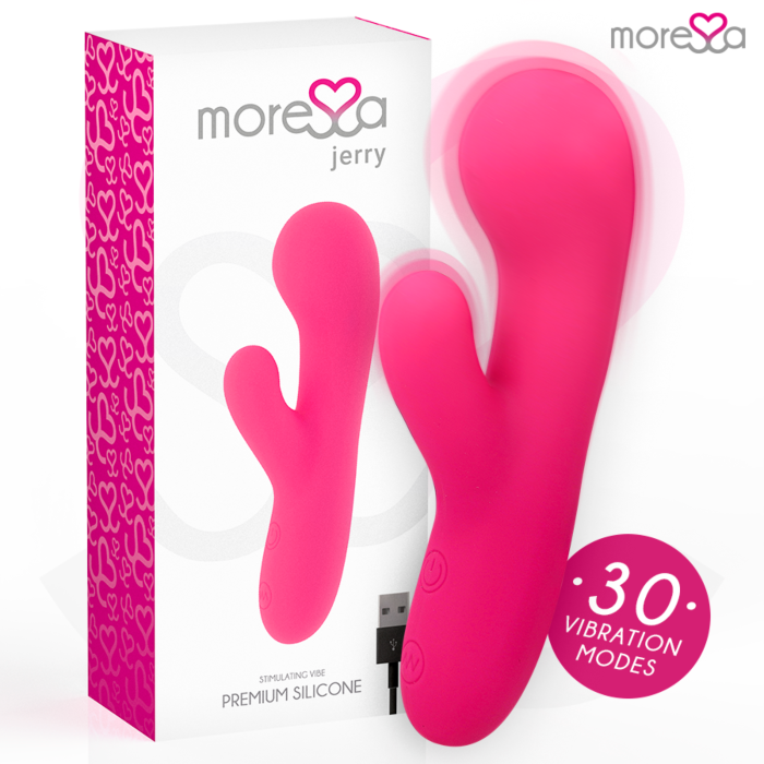 Vibrador Ponto G e Clitoriano MORESSA Jerry com 30 Modos