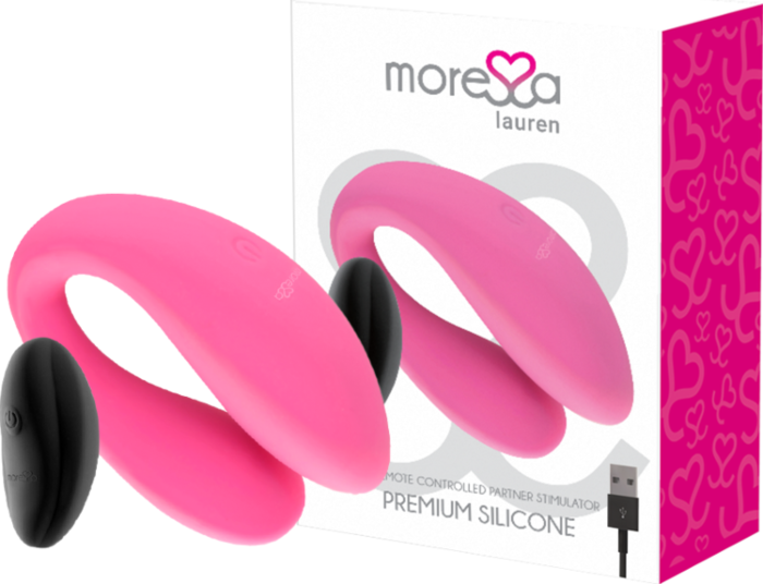Vibrador Moressa Lauren Controle Remoto Duplo