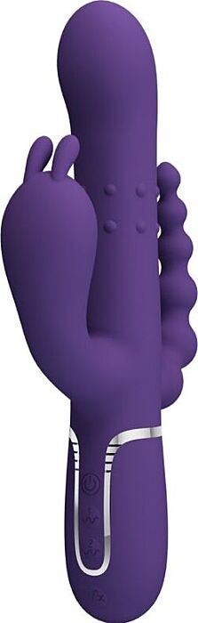Vibrador Pretty Love Cammy 4 em 1 Morado