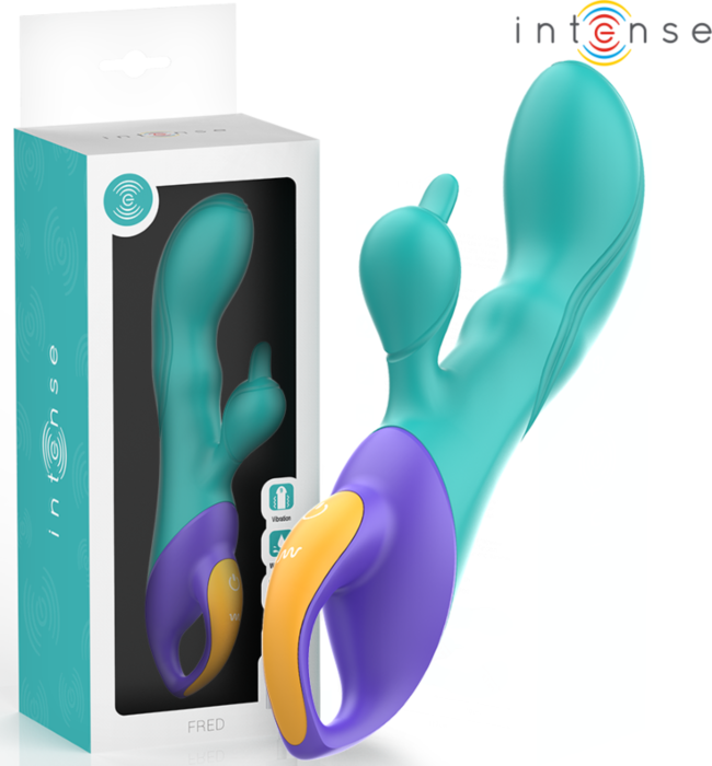 Vibrador Rabbit Intense Fred Azul Estimulador