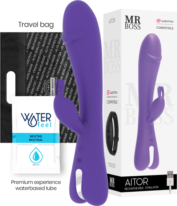 Vibrador MR. BOSS Aitor com tecnologia Watchme Vibrador MR. BOSS Aitor com tecnologia Watchme