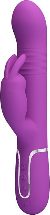 Vibrador Rabbit Pretty Love Coale 4 em 1 Morado Vibrador Rabbit Pretty Love Coale 4 em 1 Morado