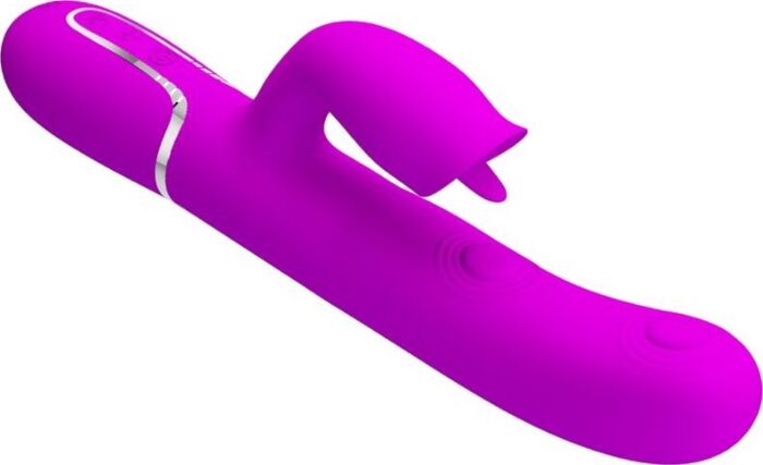 Vibrador Rabbit Pretty Love Fucsia com Lick