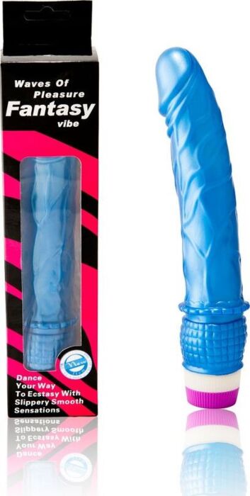 Vibrador BAILE Waves of Pleasure Azul 23 cm
