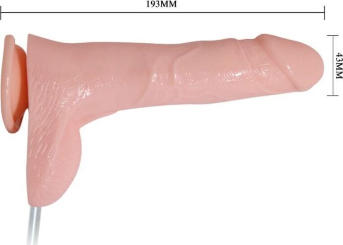 Vibrador Realístico BAILE com Função de Ejaculação
