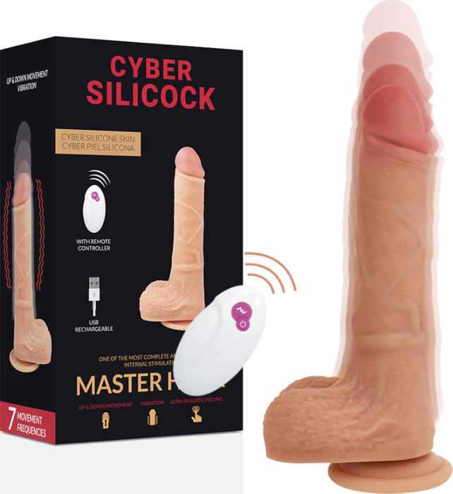 Vibrador Realístico CYBER SILICOCK Master HUCK 20.9 cm