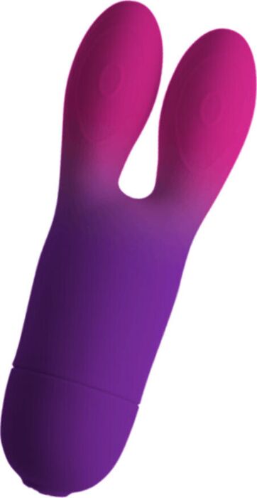 Vibrador Rocks-Off Glo-Girl Bunny Flexível Morado