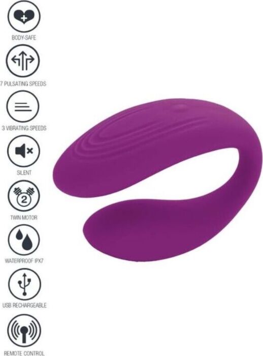 Vibrador XOCOON Bound Love para Casais - Morado Vibrador XOCOON Bound Love para Casais - Morado