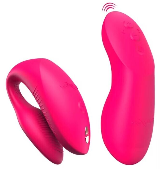 Vibrador WE-VIBE CHORUS PRO Premium para Casais Rosa Elétrico