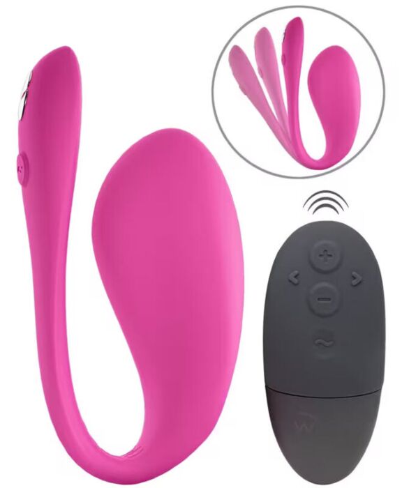 Vibrador de ovo vestível WE-VIBE JIVE 2 rosa elétrico