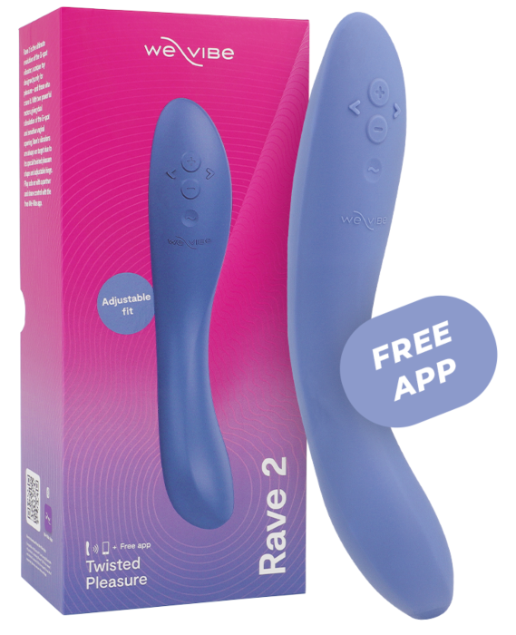 Vibrador WE-VIBE RAVE 2 para ponto G azul