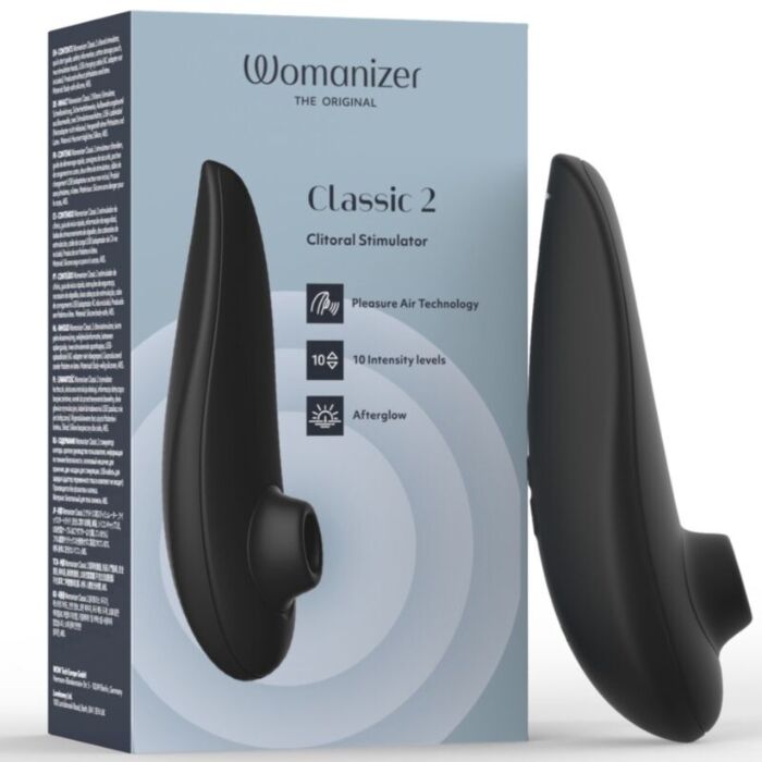 Estimulador clitoriano por sucção Womanizer Classic 2 Preto
