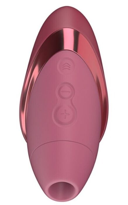 Estimulador clitoriano WOMANIZER NEXT com 14 níveis de intensidade, cor bordô