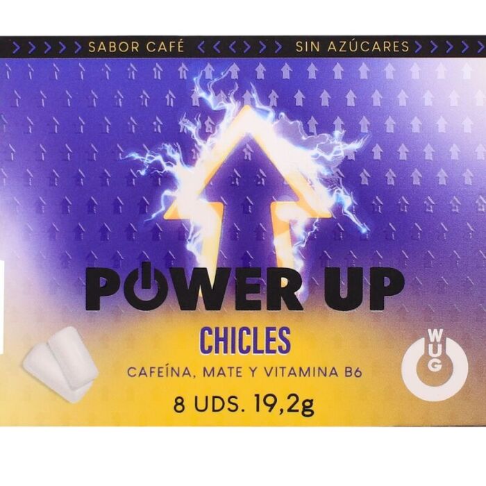 Chicles WUG GUM WUG POWER UP Sabor Café