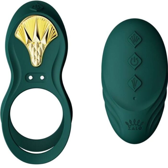 Anel vibrador ZALO BAYEK com controlo remoto e 8 modos