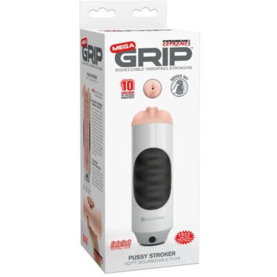 Masturbador Mega Grip Branco