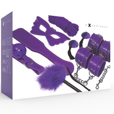 Kit Experiência BDSM Fetiche Roxo