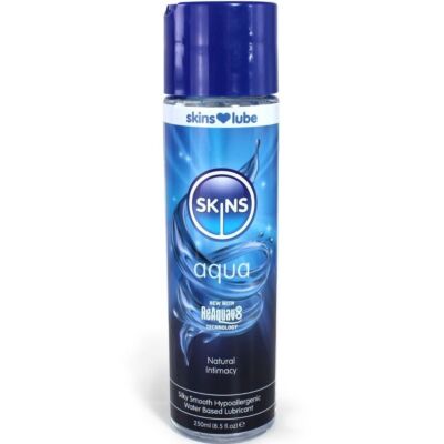 Lubrificante base água SKINS Aqua 250 ml
