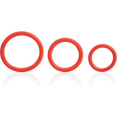 Anel Triplo Vermelho Fire