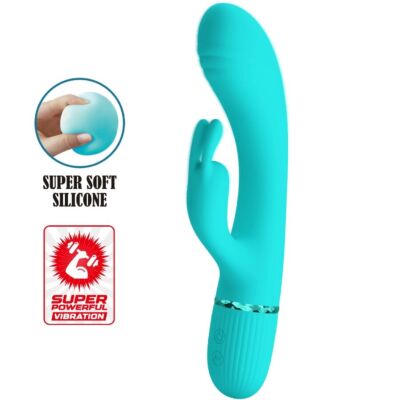Vibrador Rabbit Pretty Love Scocco Turquesa
