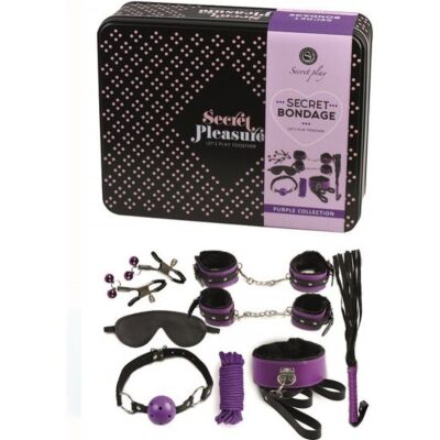 Kit Intenso de Bondage Roxo 8P