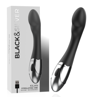 Vibrador Black&Silver Kilian Potente e Elegante