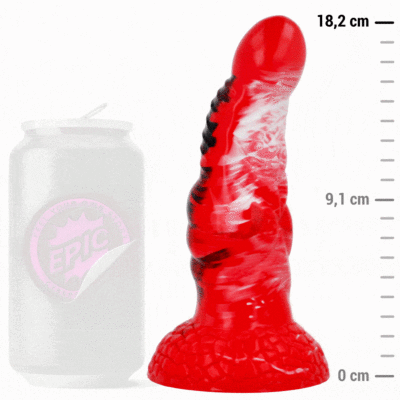 Dildo EPIC Agnis Fogo Carmesim - Prazer Intenso
