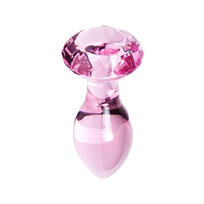 Plug de vidro S Pleasures Crystal LUNA para principiantes