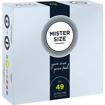 Mister tamanho 49 (36 unidades) - extra fino