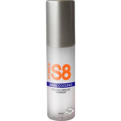 S8 lubricante anal base de agua efecto frío 50ml