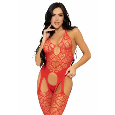 Bodystocking Paixão Vermelha