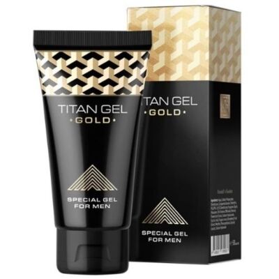 Gel Dourado Titan Aumento do Pénis