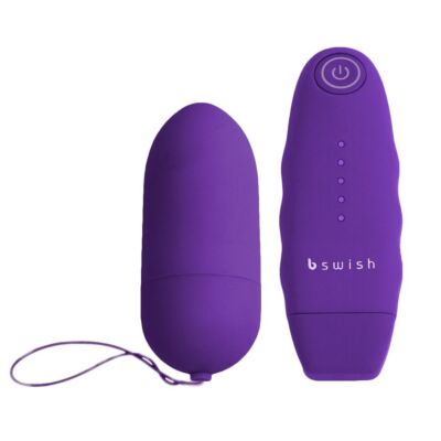 Bnaughty Vibrador com Controlo Remoto Roxo