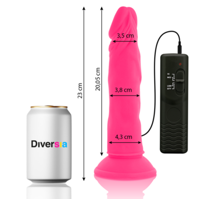 FlexiVibe - Vibrador Realístico 23cm (Rosa)