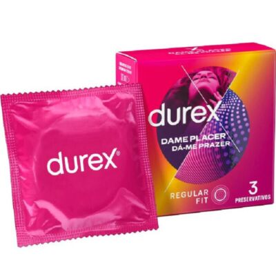 Preservativos Durex Dá-me Prazer: Pontos e Estrias para Estimular.