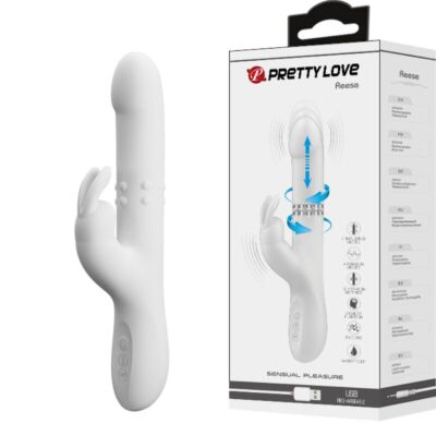 Vibrador Rotativo Prateado PrettyLove Reese