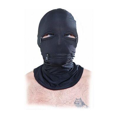 máscara fantasia fetiche com abertura de olhos