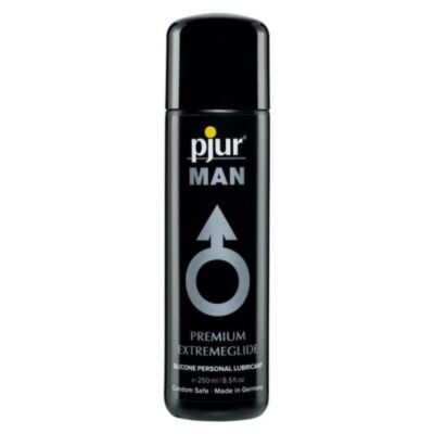 Pjur Man Premium Lubrificante 250 ml - Base de Silicone e Longa Duração