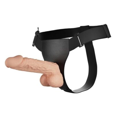 Cinto Ultra Passionate Harness 24 cm Natural com Vibração