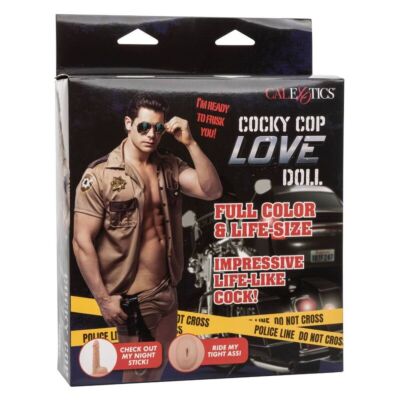 Boneca sexual masculina Cocky Cop Love Doll - California Exotics - Qualidade e intensidade em suas fantasias