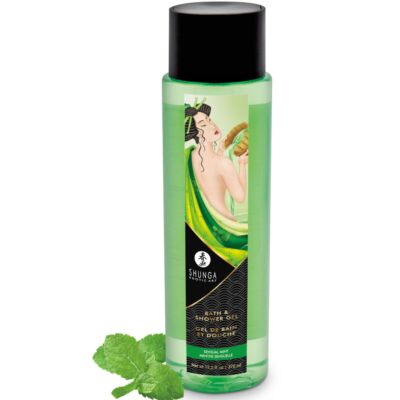 Gel de Banho e Duche Shunga Menta 370 ml - Cosmética Erótica