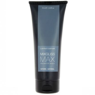 Mixgliss - Lubrificante Max Anal à Base de Água Natural 70ml