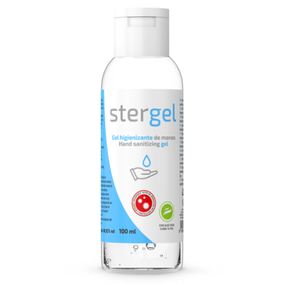 Stergel Gel Hidroalcohólico Aloe Vera 100ml - Desinfetante de Mãos