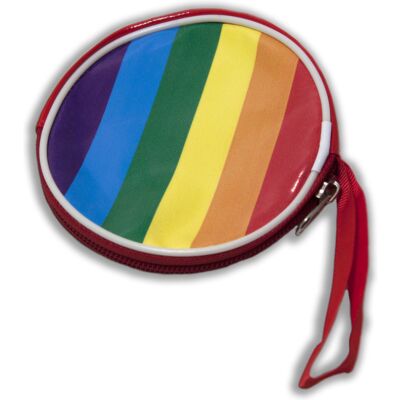 Carteira redonda lgtb cores orgulho gay - Ideal para celular, chaves, dinheiro